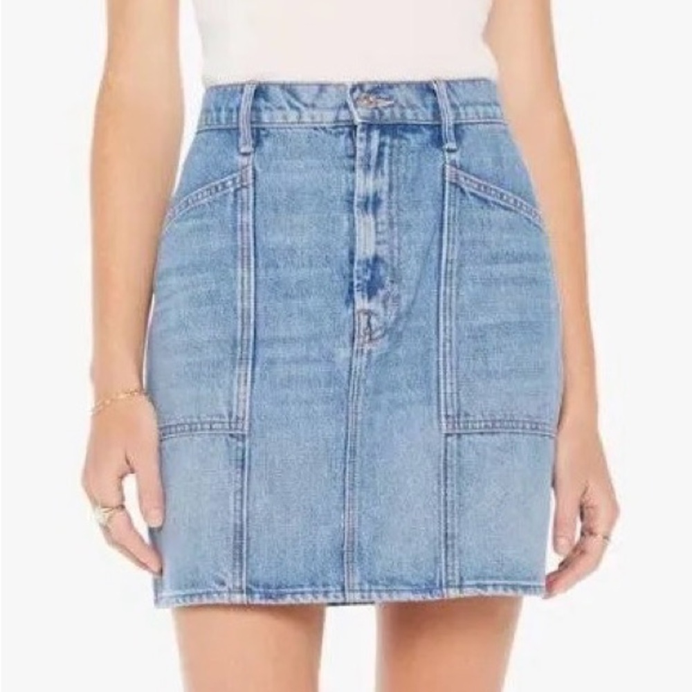 Mother The Lineup Swooner Mini Skirt 26